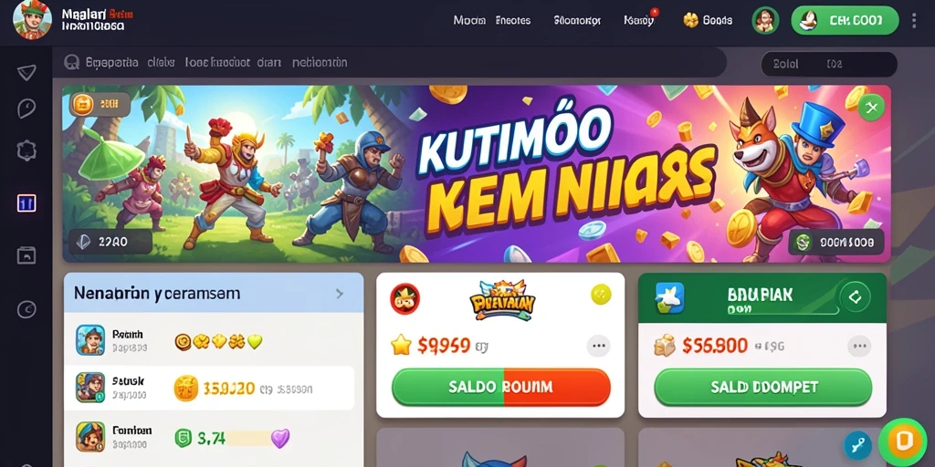 Tampilan awal game API5000 yang menarik.