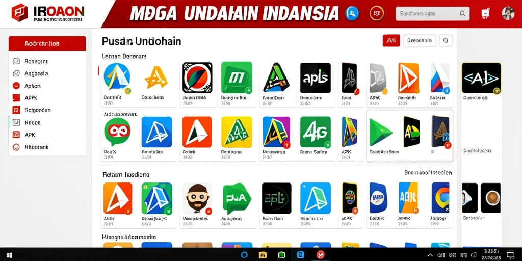 Tampilan antarmuka yang modern dan menarik.