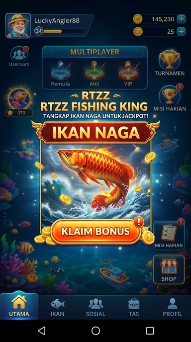 Cuplikan layar menu unduhan rtzz untuk perangkat Android